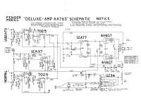 Fender Deluxe-AA763 - Schematic
